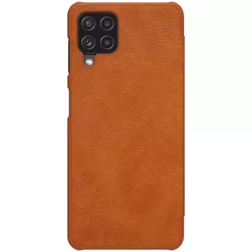 Nillkin Qin Lederholster für Samsung Galaxy A22 4G braun