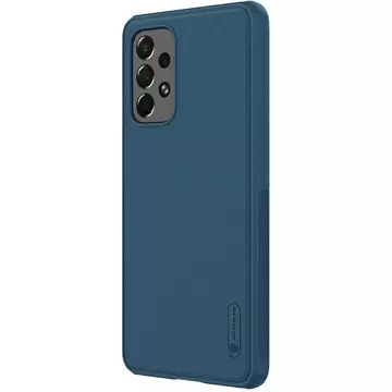 Nillkin Super Frosted Shield Pro strapazierfähige Hülle für Samsung Galaxy A73 blau