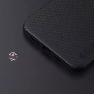 Nillkin Super Frosted Shield gehärtete Hülle für das iPhone 13 Pro schwarz