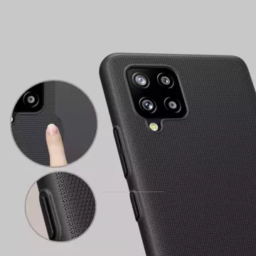 Nillkin Super Frosted Shield verstärkter Hüllenständer für Samsung Galaxy A42 5G schwarz