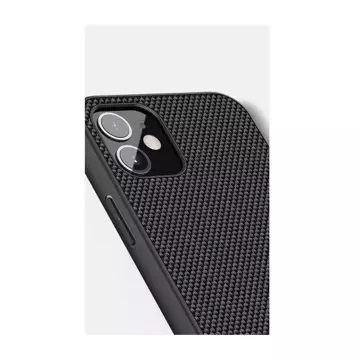 Nillkin Textured Case Strapazierfähige, verstärkte Hülle mit Gelrahmen und Nylon auf der Rückseite iPhone 12 mini schwarz