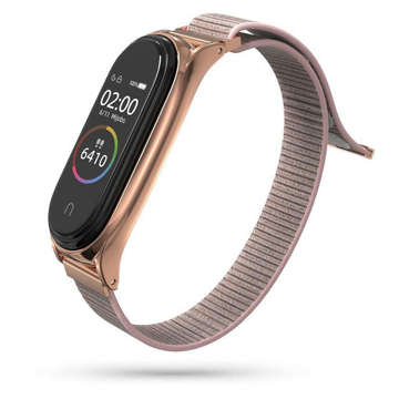 Nylonarmband Armband für Xiaomi Mi Smart Band 5/6/6 NFC Roségold