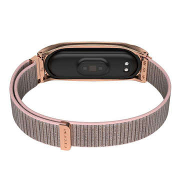 Nylonarmband Armband für Xiaomi Mi Smart Band 5/6/6 NFC Roségold