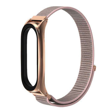 Nylonarmband Armband für Xiaomi Mi Smart Band 5/6/6 NFC Roségold