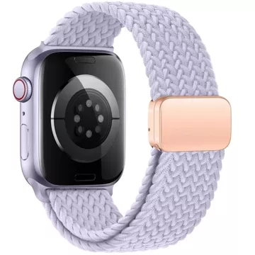 Nylonarmband für Apple Watch 4/5/6/7/8/9/SE/ULTRA 1/2 (42/44/45/49 mm) NylonMag Periwinkle