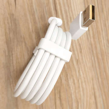 Oppo DL136 Supervooc Superschnelles USB-auf-USB-C-Typ-C-Kabel, 65 W, 1 m, Weiß