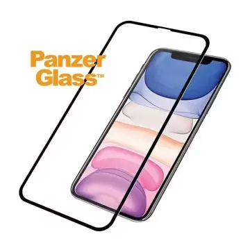 PanzerGlass E2E Superglas für iPhone XR/11 Case Friendly schwarz/schwarz