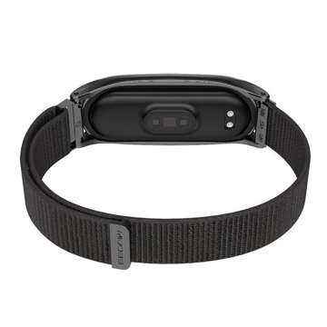 Pasek Nylon für Xiaomi Mi Smart Band 5/6/6 NFC Schwarz