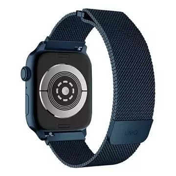 Pasek UNIQ Dante Apple Watch Series 4/5/6/7/8/SE/SE2 38/40/41mm Edelstahl Niebieski/Kobaltblau