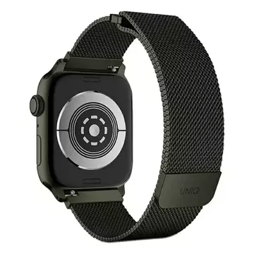 Pasek UNIQ Dante Apple Watch Series 4/5/6/7/8/SE/SE2 38/40/41mm Edelstahl zielony/grün