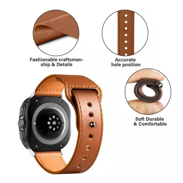 Passt auf Samsung Galaxy Watch Ultra (47 mm) Braun