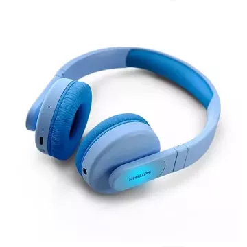 Philips kabellose Bluetooth-On-Ear-Kopfhörer für Kinder, blau Tak4206bl/00