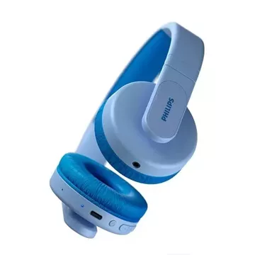 Philips kabellose Bluetooth-On-Ear-Kopfhörer für Kinder, blau Tak4206bl/00