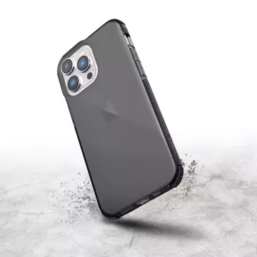 Raptic Clear Case iPhone 14 Pro gepanzerte Hülle grau