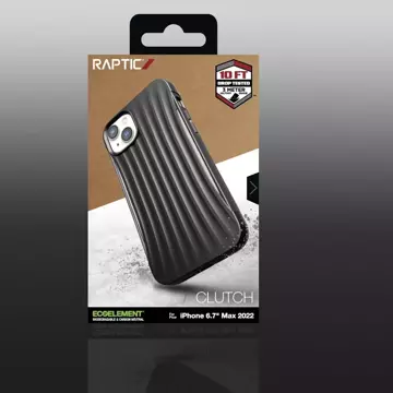 Raptic Clutch Case iPhone 14 Plus Rückseite schwarz