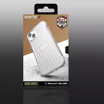 Raptic Clutch Case iPhone 14 Plus Rückseite transparent