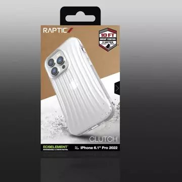 Raptic Clutch Case iPhone 14 Pro Rückseite klar