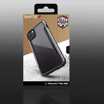 Raptic Shield Case iPhone 14 Plus gepanzerte Hülle schwarz