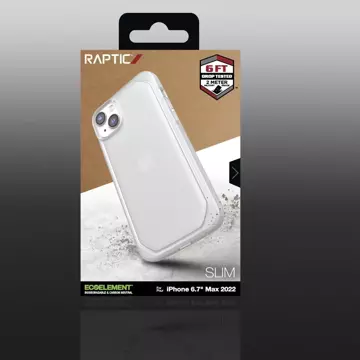 Raptic Slim Case iPhone 14 Plus Rückseite transparent