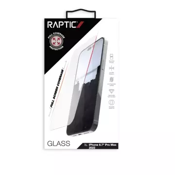 Raptic X-Doria Full Glass iPhone 14 Pro Max Vollbild aus gehärtetem Glas