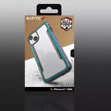 Raptic X-Doria Shield Case für iPhone 14 opale Hülle