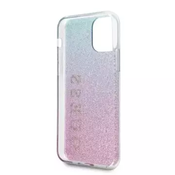 Ratet mal, GUHCN65PCUGLPBL iPhone 11 Pro Max rosa-blau / rosa-blaue Hartschale Glitzerverlauf