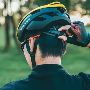 Rockbros 10110004006 Fahrradhelm, Größe M – Gelb und Schwarz