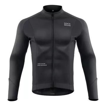 Rockbros 15400002004 Langarm-Radtrikot Herbst/Winter XL - Schwarz