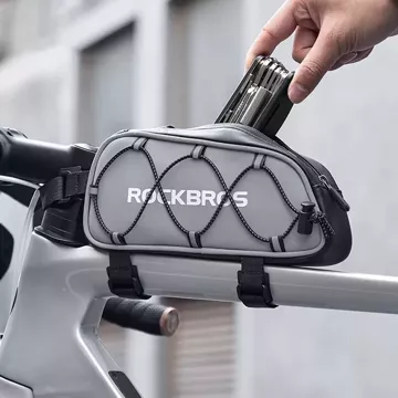 Rockbros 3012010901 Fahrradtasche für Rahmen 0,9 l – Silber