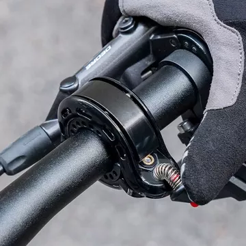 Rockbros 34210028001 Q-förmige Fahrradklingel – Schwarz