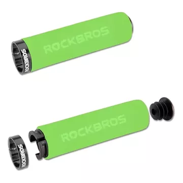 Rockbros BT1001GNBK Schwamm-Fahrradlenkergriffe – Grün und Schwarz