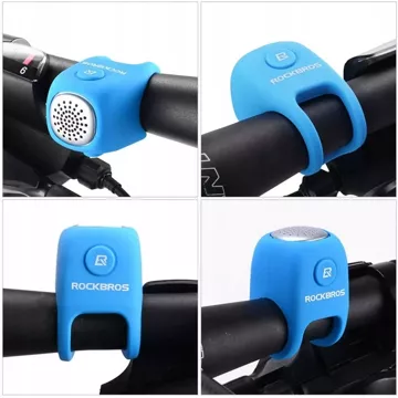 Rockbros CB1709BU elektronische Fahrradklingel – blau