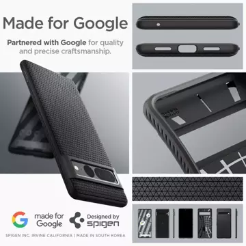 SPIGEN LIQUID AIR GOOGLE PIXEL 7 PRO MATTSCHWARZ