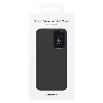 Samsung Smart View Wallet EF-ZA356CBEGWW Klapphülle für Samsung Galaxy A35 – Schwarz