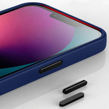 Schützendes MagMat Case für MagSafe für Apple iPhone 13 Mini Matt Navy