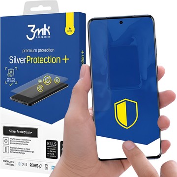 Schutzfolie für Motorola Edge 40 Neo - 3mk SilverProtection Displayschutzfolie Antimikrobiell