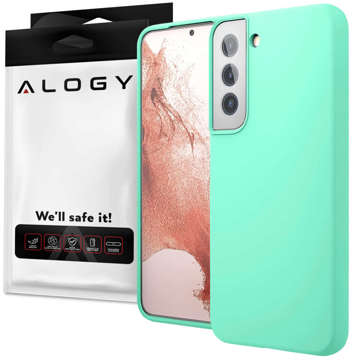 Schutzhülle für Alogy Thin Soft Case für Samsung Galaxy S22 Plus Türkis