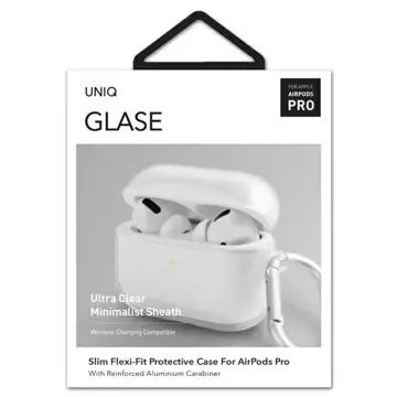 Schutzhülle für Kopfhörer UNIQ case Glase für Apple AirPods Pro klar