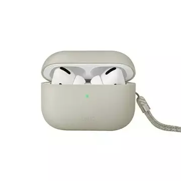 Schutzhülle für UNIQ Kopfhörer Cover Lino AirPods Pro 2 gen Silikon beige/beige elfenbein