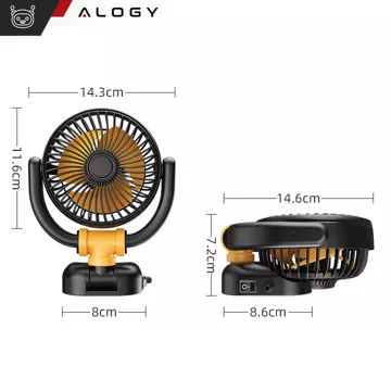 Schwarz Kleiner Ventilator Mini-Autoventilator für Cockpit-Armaturenbrett Zigarettenanzünder für Auto 12V Leise Alogy Auto