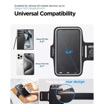 Spigen A703 Dynamic Shield Armband Schwarz