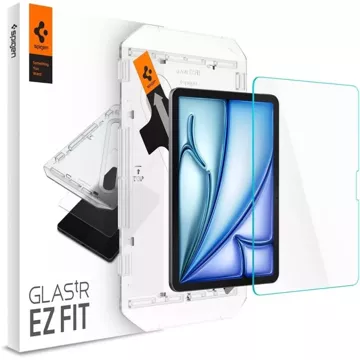 Spigen Glas.tR „Ez Fit“ gehärtetes Glas für Apple iPad Air 11 6/2024 Klar