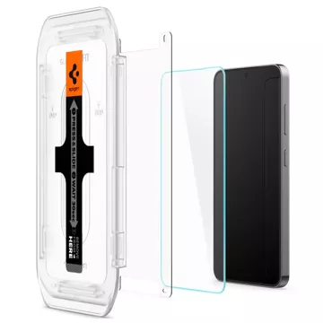 Spigen Glas.tR Panzerglas „EZ Fit“ 2er-Pack für Samsung Galaxy S24 Plus Klar