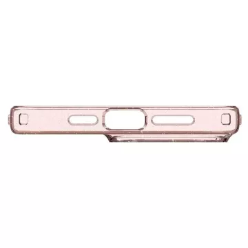 Spigen Liquid Crystal Glitter Hülle für Apple iPhone 15 Pro – rosa und transparent