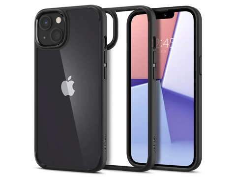 Spigen Ultra Hybrid Hülle für Apple iPhone 13 Mini Mattschwarzes Glas