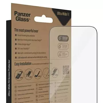 Szkło PanzerGlass Ultra-Wide Fit für iPhone 14 Pro 6,1" Displayschutz antibakteriell Easy Aligner inklusive 2784