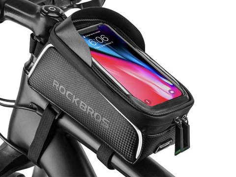 Tasche, Fahrradhalter RockBros 017-1BK, Packtasche für ein Fahrrad, am Rahmen Schwarz