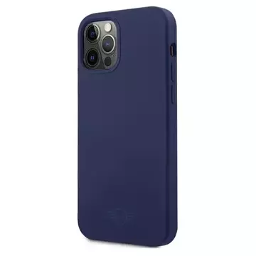 Ton-in-Ton-Hardcase-Telefonhülle aus Silikon für iPhone 12/12 Pro, Marineblau/Marineblau