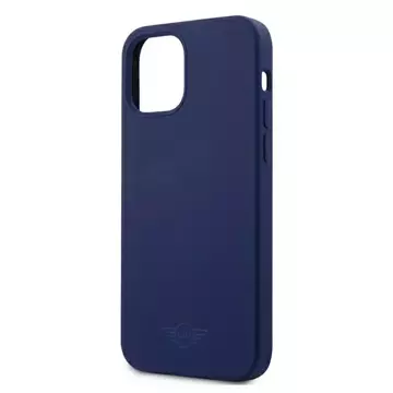 Ton-in-Ton-Hardcase-Telefonhülle aus Silikon für iPhone 12/12 Pro, Marineblau/Marineblau