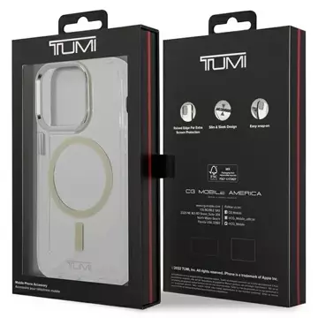 Tumi Transparent MagSafe Hardcase Handyhülle für iPhone 14 Pro Max transparent/klar